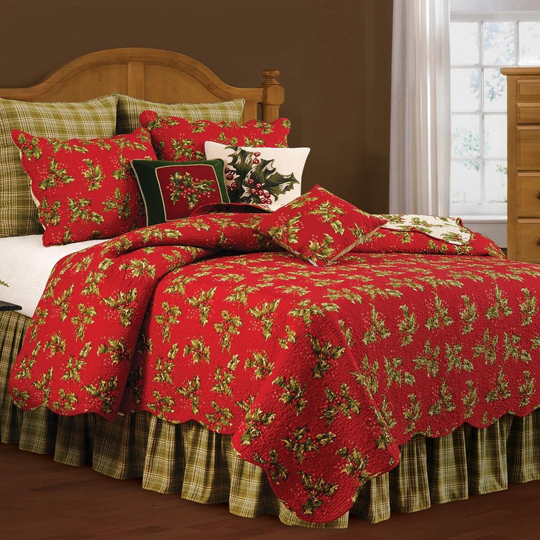 Holly Plaid Euro Sham - 008246427223