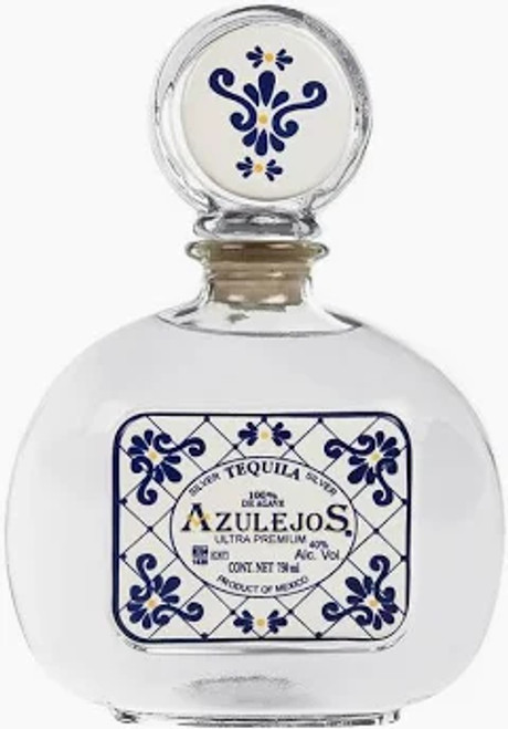 Azulejos Blanco Glass w Ceramic Label (750)