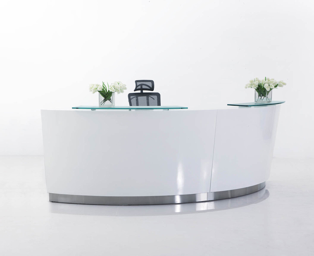 Evo Two Person Reception Counter - Urban Hyve