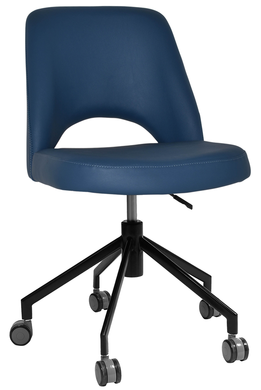 Albury Black Castor Chair Urban Hyve