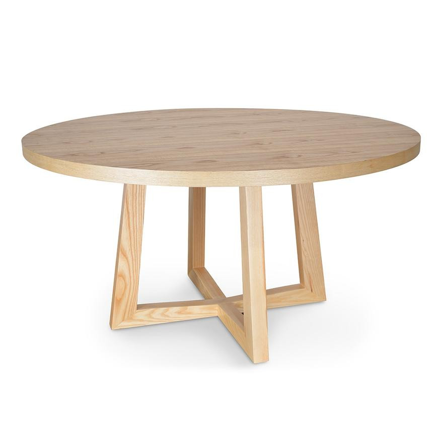 Willow 1.5m Natural Round Dining Table Urban Hyve