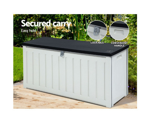 Hammondville Box Bench Seat Lockable Outdoor Storage Urban Hyve