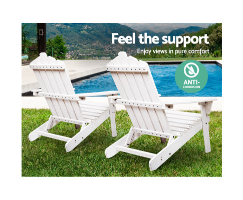 Narwee Wooden Set of 2 Patio Chairs Urban Hyve