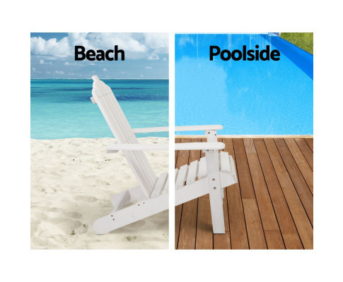 Guildford Wooden Sun Beach Chair Table Urban Hyve