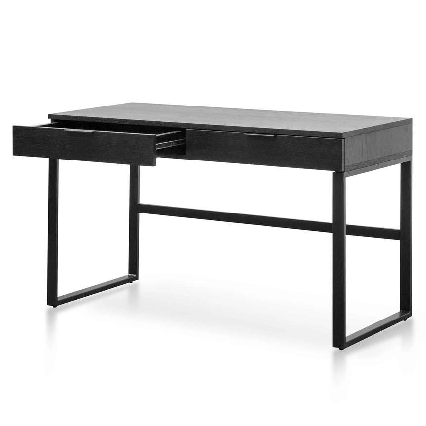 Avoca Black Home Office Desk Urban Hyve