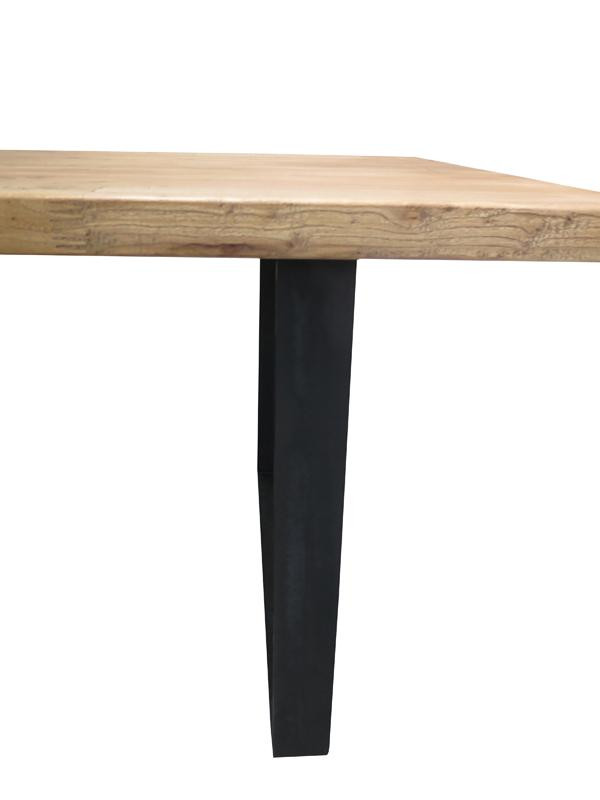 Jerona Reclaimed Elm Wood Table 1.5m Rustic Natural Urban Hyve