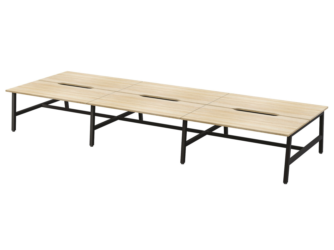 Axle Trestle 6 User Bench - Urban Hyve