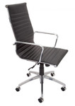 Meeting/Executive Chair- Black PU Leather