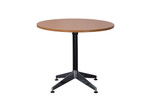 Cyclone Round Meeting Table With Black Frame