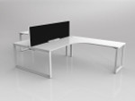 Smith 2 Person Office Desks - 90 Degree Workstation - Tee Layout