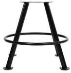 Luxor 4 Leg Black Bar / Gaming Stool - Molded Form