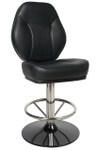 Cairo Black Gaming / Bar Stool - Molded Form