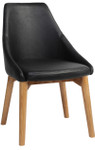 Stockholm 4 Leg Visitor Chair - Timber