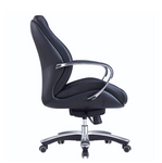 Magnum Italian Black Leather Executive Office Chair