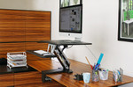 Arise Compulator Sit Stand Desk Riser with Clamp