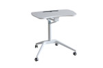 Stockholm Modern Manual Height Adjustable Table / Desk on Wheels