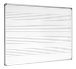 Wall Mountable Magnetic Music Whiteboard