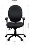 Duro Ergonomic Office Chair - High / Mid Back Options