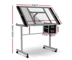 Artiss Black Adjustable Drawing Desk