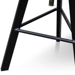 Layla Steel Bar Stool - Black