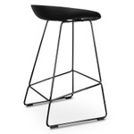 Milla Bar Stool - Black Seat With Black Frame