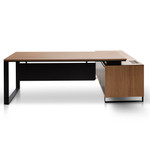 Albany Left Return Office Desk - Natural