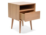 Emilia SQ Wooden Bedside Table