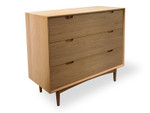 Madeline 3 Drawer Chest Scandinavian Design - Natural