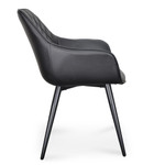 Truro Dining Chair - Black PU (Set of 2)
