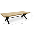 Gatton Reclaimed Dining Table - Natural