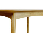 Surat Scandinavian Fixed Dining Table - Natural