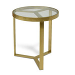 Uralla Side Table - Brushed Gold Base