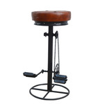 Louis Industrial Bike Stool