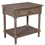 Jamie Polo Side Table/Bedside Oak Wash