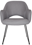 Albury Black Sled Arm Chair