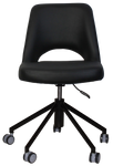 Albury Black Castor Chair