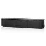 Eden 2.4m Black Oak Entertainment TV Unit