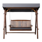Chiswick Wooden Swing Bench Canopy