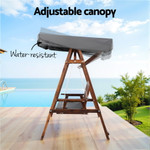 Chiswick Wooden Swing Bench Canopy