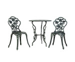 Clontarf  Aluminium Bistro Chairs Table