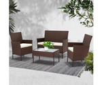 Coogee 4-piece Wicker Outdoor Set