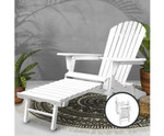 Cowan Adirondack Beach Chair & Ottoman