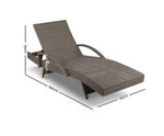 Huntingwood Sun Lounger with Cushion