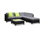 Kellyville Sofa Lounge Wicker Table Chairs