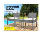 Kirrawee Grey 3-piece Outdoor Set