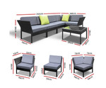 Laughtondale Sofa Set Lounge Setting