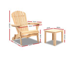 Leumeah 3PC Outdoor Chair and Table Set