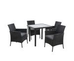 Marayong  5PC Dining Patio Chairs Table