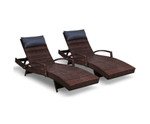 Newington Set of 2 Sun Lounge Day Bed