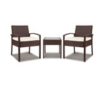 Galston Brown 3-piece Outdoor Set